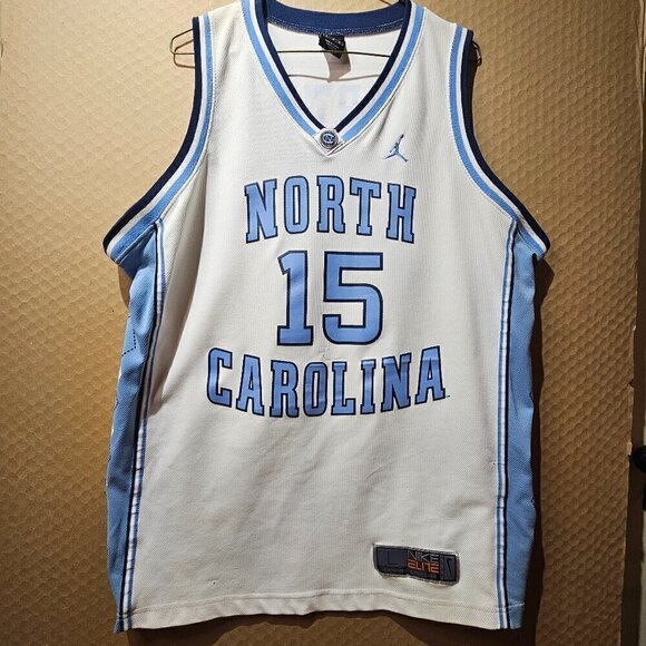 Vintage  2004-05 UNC Tar Heels Home Vince Carter Jersey Nike Elite Jordan Large - Picture 1 of 15